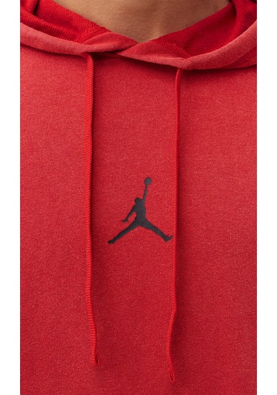 Nike Jordan Dri Fit Men's Fleece Pullover Hoodie Erkek Kapüşonlu Sweatshirt Kırmızı Kırmızı