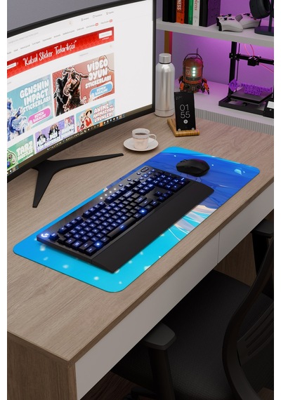 Re Zero Kaymaz Dikişli Kauçuk Oyuncu Mousepad V1 - 70x30 Xl Gaming Mouse Pad Fare Altlığı