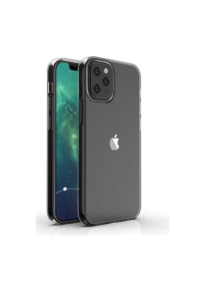 Apple Uyumlu iPhone 12 Mini Tchs Süper Silikon Kılıf-renksiz Renksiz