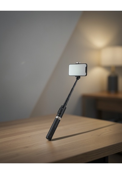 Işıklı Katlanabilir Selfie Çubuğu 130 Cm Uczzzbluetoothluselfieçubuğu-2