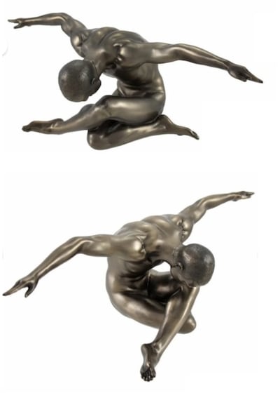 Veronese Nude Body Eller Açık Erkek Figürü 27cm