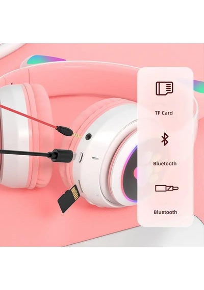 Kedili Kablosuz Bluetooth Kulaklık Led Işıklı Mikrofonlu Raydolu Fm Çocuk Kulaklığı, Kulak Üstü Sevimli Kedi Kulaklık Led Işıklı Katlanabilir Kablosuz Kulaklık Okul/tablet/pc/telefon Mor Kedili Kablosuz Bluetooth Kulaklık Led Işıklı Mikrofonlu Raydolu Fm Çocuk Kulaklığı, Kulak Üstü Sevimli Kedi Kulaklık Led Işıklı Katlanabilir Kablosuz Kulaklık Okul/tablet/pc/telefon Mor