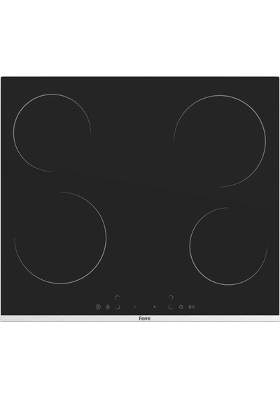 Ferre Fryart Smart Plus XE63CS - MS261 - D077 Vitroseramik Elektrikli 3'lü Siyah Ankastre Set