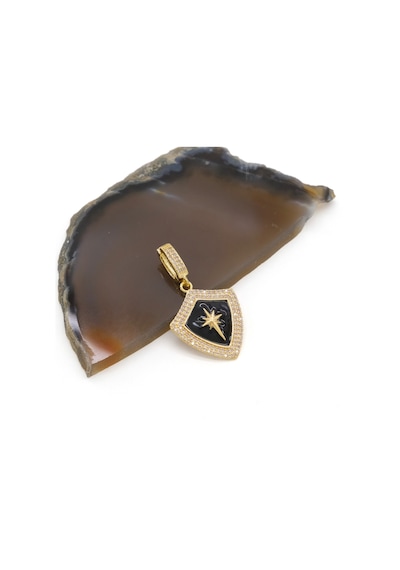 Ajda Charm Çelik Altın Kaplama Kadın Kuzey Yıldızı Model-chr-107 Gold