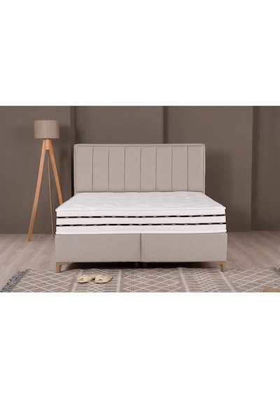 Kilim Mobilya Comfort Lüks Sleepy Baza Başlık Ve Yatak Seti 180x200 Bej