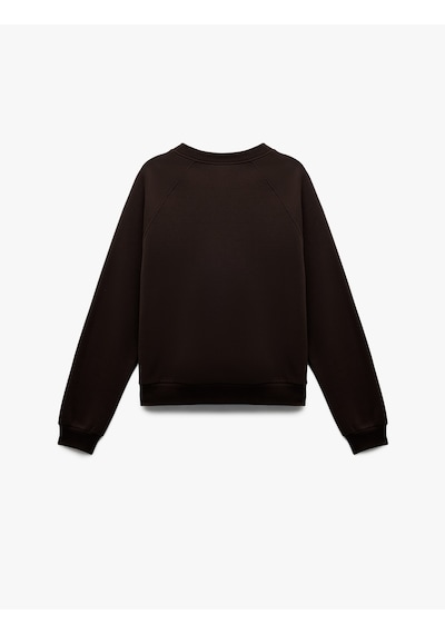 Koton Şardonlu Uzun Kollu Bisiklet Yaka Basic Oversize Sweatshirt Kahverengi 6wal10129ık Kahve Koton Şardonlu Uzun Kollu Bisiklet Yaka Basic Oversize Sweatshirt Kahverengi 6wal10129ık Kahve