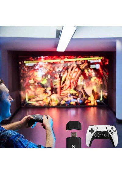 X8 Pro 3d Game Stick Retro Oyun Konsolu 30.000+ Oyun Ve Çift Joystick