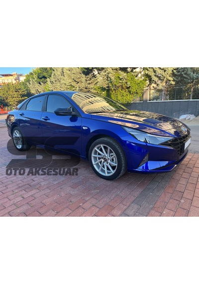 Elantra Sinyalli Batman Yarasa Ayna Kapağı Piano Black / 2021 Sonrası
