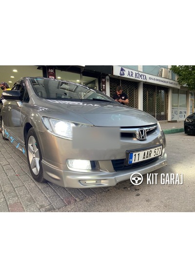 Kit Garaj Civic Fd6 Makyajsız Kasa Için Makyajlı Ön Ek Plastik Boyasız