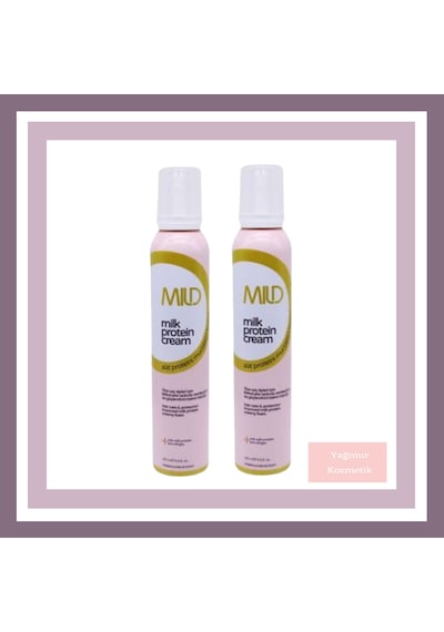 Mild Süt Proteinli Saç Bakım Köpüğü Milk Protein Cream 200ml X 200ml 2li