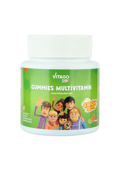 Vitago Kids Gummies Multivitamin Multimineral Içeren Çiğnenebilir