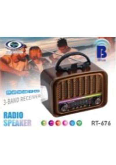 Everton Rt-676 Bluetooth Rgb Fenerli Usb-micro Sd Nostaljik Radyo