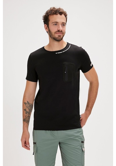 Bad Bear Larry Erkek T-shirt-28570-siyah Siyah