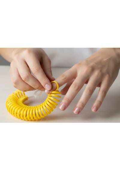 Yüzük Mastarı Halka Yüzük, Parmak Ölçer, Plastik, Parmak Boyu 6-40 Ölçüler