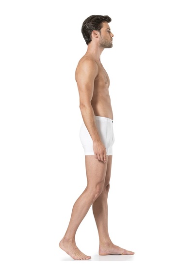Pierre Cardin Erkek Penye Boxer 6 Adet Beyaz