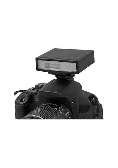 Coverzone Universal Mini Kamera Flaş Fotoğraf Işığı Hot Shoe Dome Flaş, Şarj Edilebilir 1200mah Pil İle Fotoğrafçılık Aydınlatması Qu-12 Sku: Mırstk07c592d644