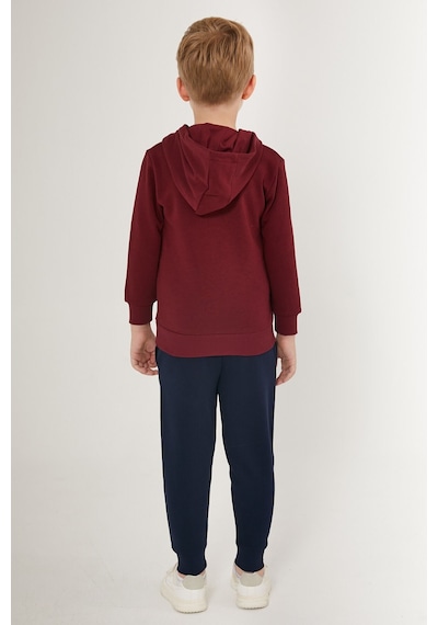 U.s. Polo Assn Beauty Girl Bordo Erkek Çocuk Eşofman Takımı Bordo - Lacivert