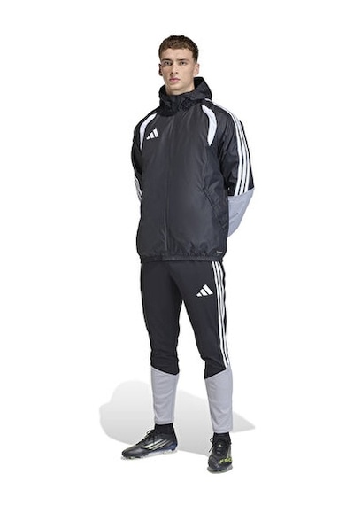 Adidas Tiro26c Aw Jkt Erkek Futbol Antrenman Yağmurluk Jx4247 Siyah Siyah