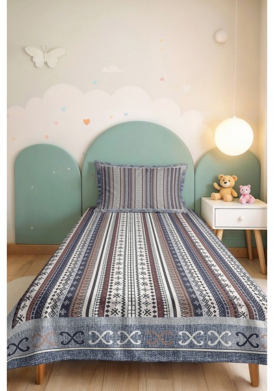 Mavi Etnik Geometrik Genç Odası Tek Kişilik Pike Takımı - Bohem Çizgili Bej 160x220 Cm Yatak Örtüsü Mahmur İpek Solgunluğu Mavi Etnik Geometrik Genç Odası Tek Kişilik Pike Takımı - Bohem Çizgili Bej 160x220 Cm Yatak Örtüsü Mahmur İpek Solgunluğu