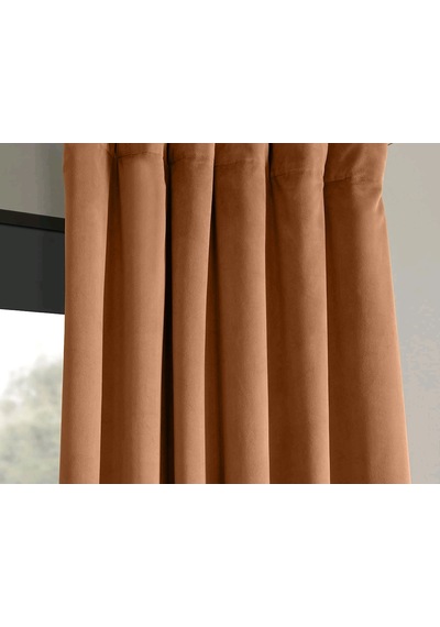 Evdepo Home Blackout Karartma Fon Perde Camel