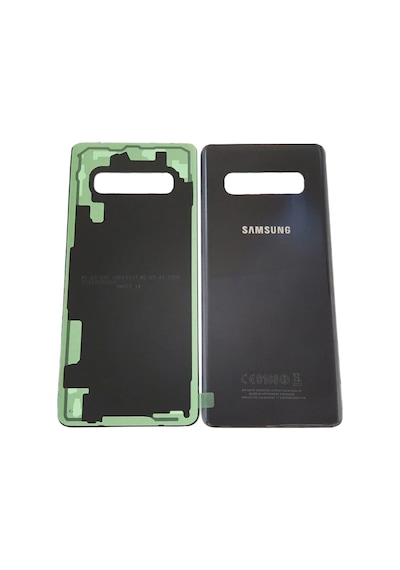 Samsung Galaxy Uyumlu S10 G973f Arka Cam Kapak Batarya Pil Kapağı Sıyah