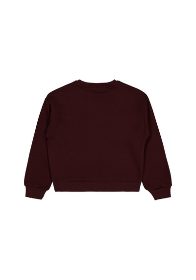 Civil Girls Püsküllü 6-9 Yaş Sweatshirt - Kahve