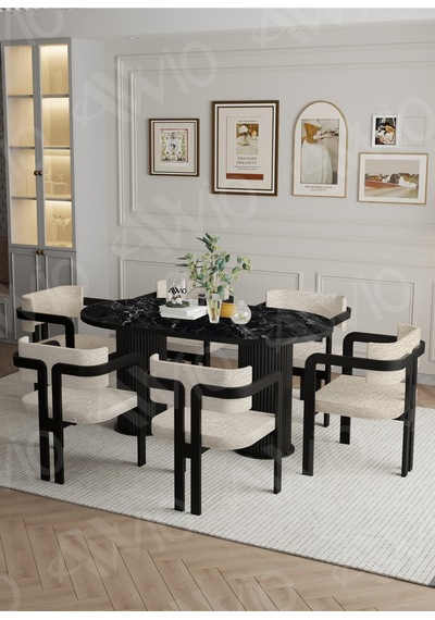 Avvio Calina Bohem Ayak 6'lı Tokyo Metal Demonte Sandalye 80x160 Masa Sandalye Takımı Siyah Mermer Avvio Calina Bohem Ayak 6'lı Tokyo Metal Demonte Sandalye 80x160 Masa Sandalye Takımı Siyah Mermer