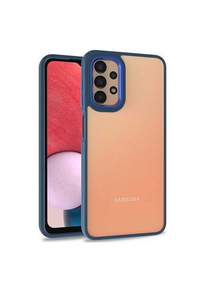 Galaxy Uyumlu A53 5g Kılıf Klfs Flora Kapak - Mavi Mavi