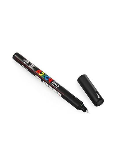 Siyah Beyaz 0.7 Mm Uçlu Boya Marker Kalemi, 2'li Paket Halinde 103 Ivory