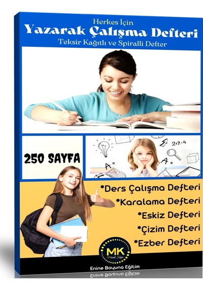 Yazarak Çalışma Defteri (Teksir Kağıtlı)