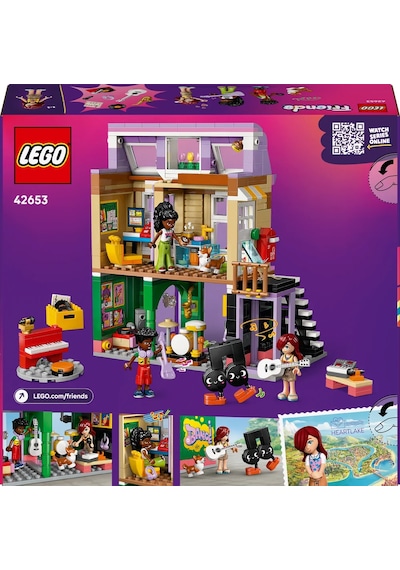 LEGO® Friends Müzik Mağazası ve Daire 42653 - 7 Yaş ve Üzeri Çocuklar için 3 Mini Bebek İçeren Yaratıcı Oyuncak Yapım Seti (483 Parça) LEGO® Friends Müzik Mağazası ve Daire 42653 - 7 Yaş ve Üzeri Çocuklar için 3 Mini Bebek İçeren Yaratıcı Oyuncak Yapım Seti (483 Parça)