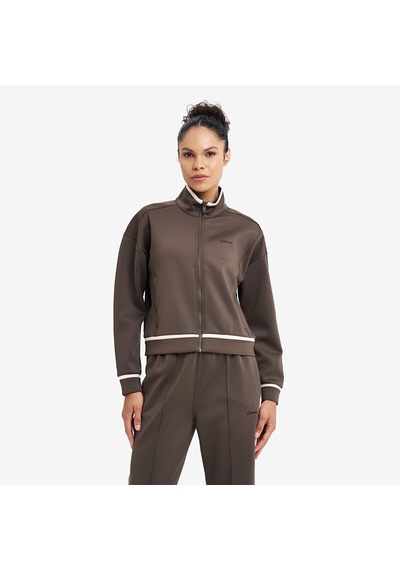 Lescon Haki Kadın Fermuarlı Sweatshirt 26n-2126