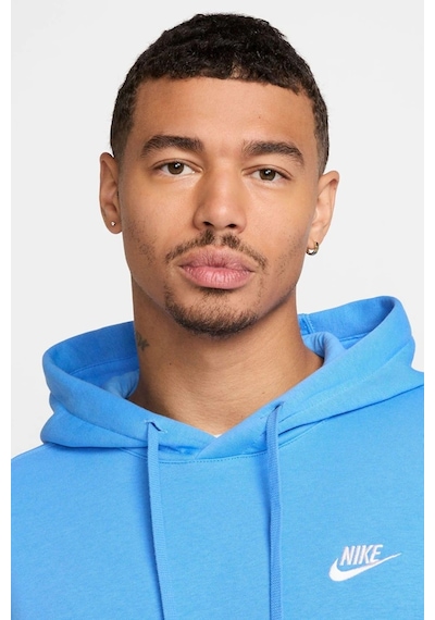 Nike Sportswear Hoodie Fleece Unisex Blue Şardonlu Kapüşonlu Sweatshirt Mavi Mavi