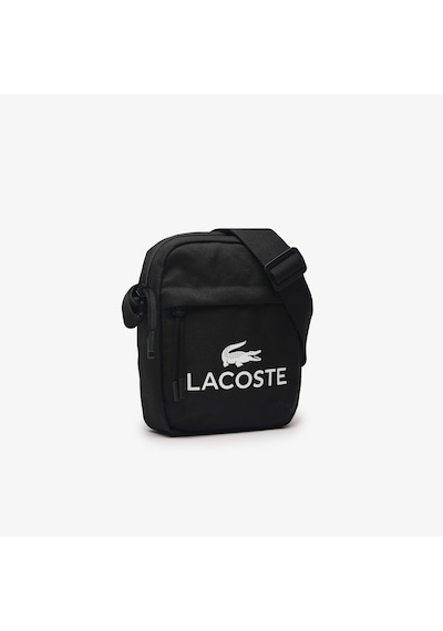 Lacoste Erkek Baskılı Siyah Postacı Çantası