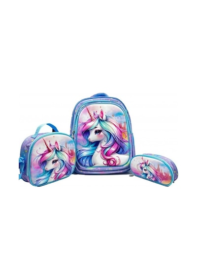 Akıllıelma-taros Sweet Sırt Çantası 3 Lü Set Çok Renkli