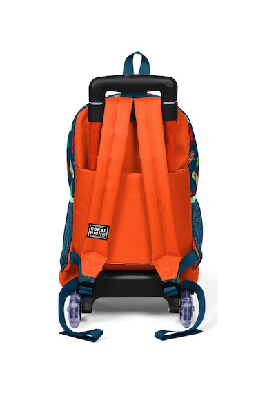 Coral High Kids Civit Neon Turuncu Kaykay Desenli Üç Bölmeli Işıklı Tekerlekli Çekçekli Okul Sırt Çantası 23923 Coral High Kids Civit Neon Turuncu Kaykay Desenli Üç Bölmeli Işıklı Tekerlekli Çekçekli Okul Sırt Çantası 23923