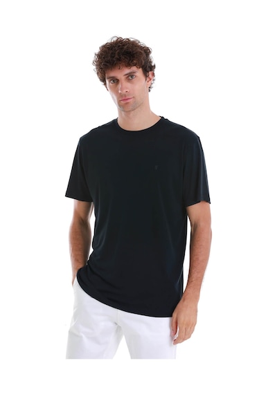 Hatemoğlu Lacivert Regular Fit Düz Bisiklet Yaka Triko Tişört 35102024c006 005 Lacivert