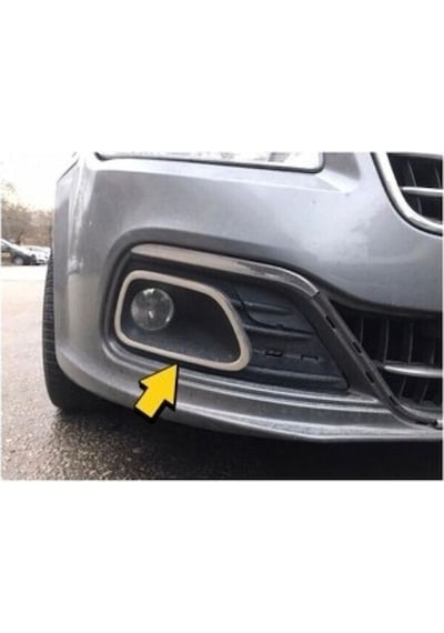Fiat Linea Uyumlu Sis Çerçeve 2 Parça 2012 Üzeri Paslanmaz Krom