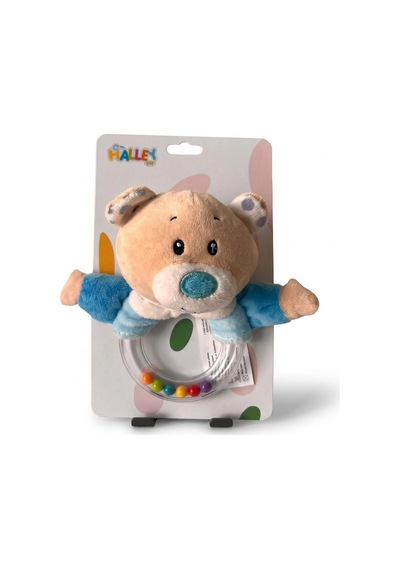 Pl50191 15cm Şeffaf El Çıngırağı Peluş Çıngırak
