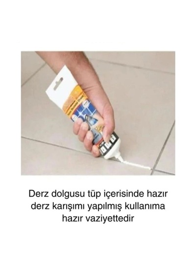 Derz Dolgu Kullanıma Hazır Derz Dolgu Beyaz 1 Adet