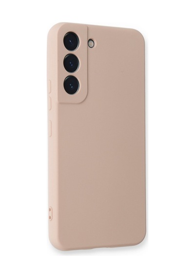 Samsung Galaxy  Uyumlu,  S23 Kılıf Nano İçi Kadife Silikon - Pudra