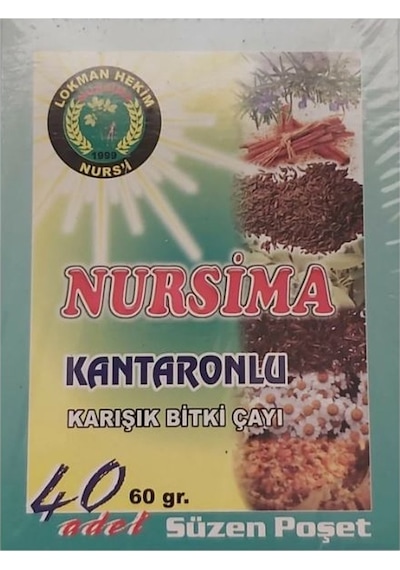 Nursima Kantaronlu Karışık Bitki Süzen Poşet Çay 40 x 1.5 G