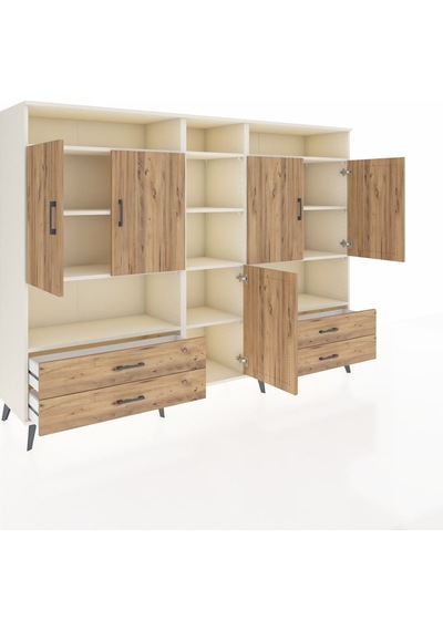 Hyperion Dolap 12 Raflı 4 Çekmeceli 5 Kapaklı 220x44x163 Aytaşı-ç Aytaşı-çam Hyperion Dolap 12 Raflı 4 Çekmeceli 5 Kapaklı 220x44x163 Aytaşı-ç Aytaşı-çam