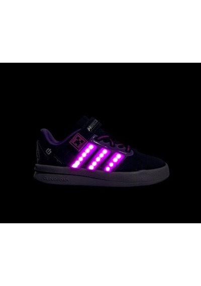 Adidas Mınecraft Lıghtorama El C Çocuk Günlük Işıklı Ayakkabı Kı9113 Siyah