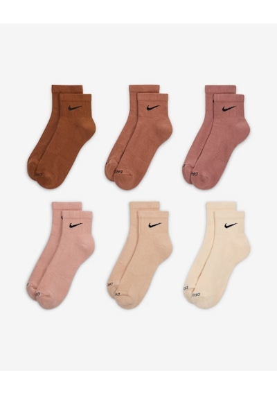 Nike Sx6899-904 Everyday Plus Destekli Bilek Antrenman Çorapları 6 Çift Cok Renklı