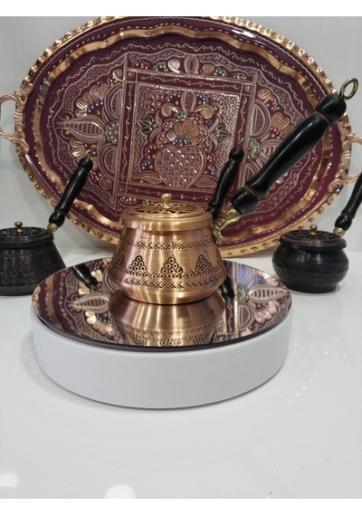 Bakır Tütsülük-bakır Buhardanlık-üzüm Desenli