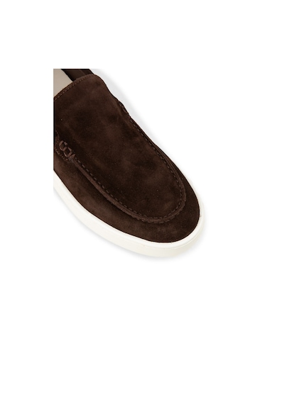 Deery Hakiki Süet Kahverengi Erkek Loafer Ayakkabı - 04405mkhve01