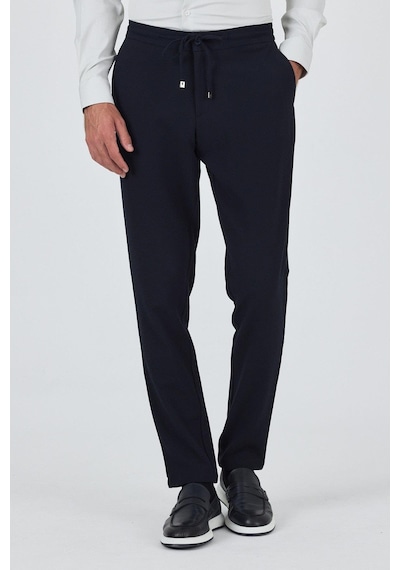 İmza Koyu Lacivert Esnek Lastikli Yandan Cepli Casual Comfort Fit Jogger Pantolon 1003250210 Koyu Lacivert İmza Koyu Lacivert Esnek Lastikli Yandan Cepli Casual Comfort Fit Jogger Pantolon 1003250210 Koyu Lacivert