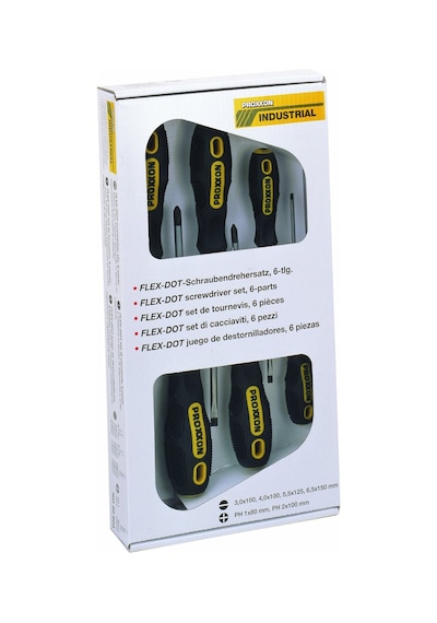 Proxxon 6 Parça DüzYıldız Tornavida Takımı 22604