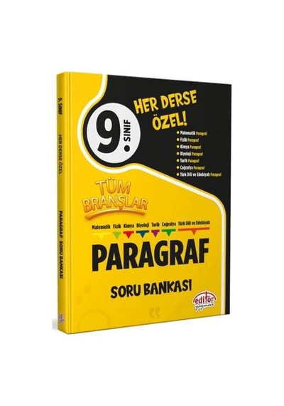 9. Sınıf Tüm Branşlar Paragraf Soru Bankası